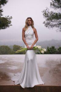 Abito da sposa scivolato