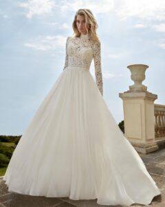 Elonia abito da sposa firmato Pronovias