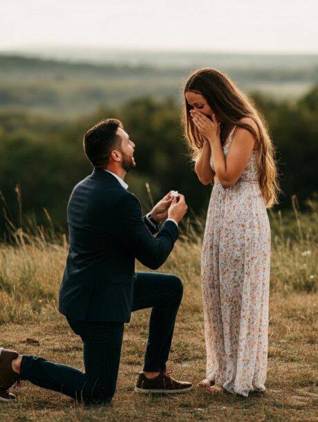 Foto di proposta di matrimonio